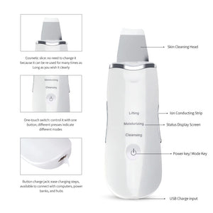 ShinySkin™ Scrubber - Deep Face Pore Cleaning - Blackhead Acne Remover, Wrinkles Reducer & Facial Lifting